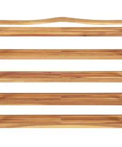 vidaXL 5-Tier Shoe Rack 95x26x80 cm Solid Acacia Wood
