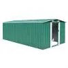 vidaXL Garden Shed 257x497x178 cm Metal Green (AU only)