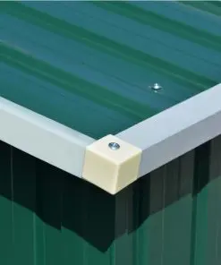 vidaXL Garden Shed 257x497x178 cm Metal Green (AU only)