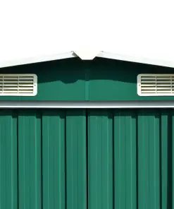 vidaXL Garden Shed 257x497x178 cm Metal Green (AU only)