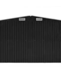 vidaXL Garden Shed 257x497x178 cm Metal Anthracite (AU only)