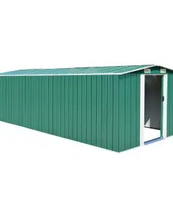 vidaXL Garden Shed 257x597x178 cm Metal Green (AU only)