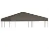 vidaXL Gazebo Top Cover 310 g/m² 3×3 m Taupe