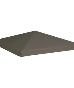 vidaXL Gazebo Top Cover 310 g/m² 3×3 m Taupe