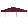 vidaXL Gazebo Top Cover 310 g/m² 3×3 m Bordeaux