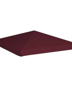 vidaXL Gazebo Top Cover 310 g/m² 3×3 m Bordeaux