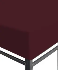 vidaXL Gazebo Top Cover 310 g/m² 3×3 m Bordeaux