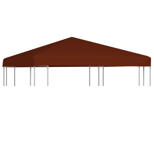 vidaXL Gazebo Top Cover 310 g/m² 3×3 m Terracota