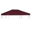 vidaXL Gazebo Top Cover 310 g/m² 3×4 m Bordeaux