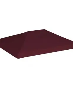 vidaXL Gazebo Top Cover 310 g/m² 3×4 m Bordeaux