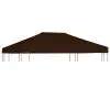 vidaXL Gazebo Top Cover 310 g/m² 3×4 m Brown