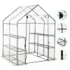 vidaXL Greenhouse with 8 Shelves 143x143x195 cm vidaXL Greenhouse with 8 Shelves 143x143x195 cm