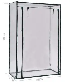 vidaXL Tomato Greenhouse 102x52x150 cm
