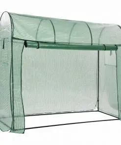 vidaXL Greenhouse with Zippered Door 200x80x170 cm