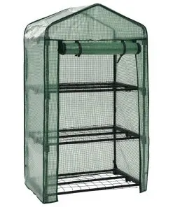 vidaXL 3-Tier Mini Greenhouse 69x49x125 cm