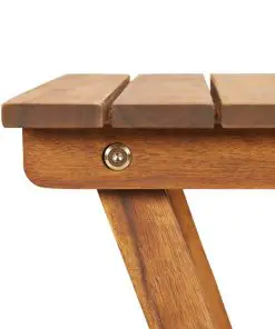 vidaXL Plant Stand 30x30x67 cm Solid Acacia Wood