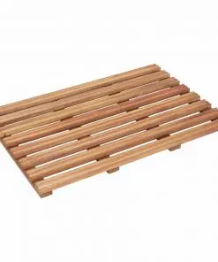 vidaXL Bath Mats 2 pcs Solid Acacia Wood 56×37 cm