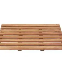 vidaXL Bath Mats 2 pcs Solid Acacia Wood 56×37 cm