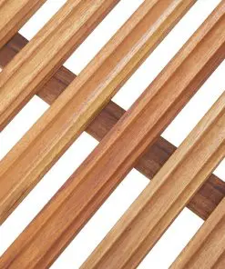 vidaXL Bath Mats 2 pcs Solid Acacia Wood 56×37 cm