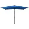 vidaXL Outdoor Parasol with Metal Pole 300×200 cm Azure