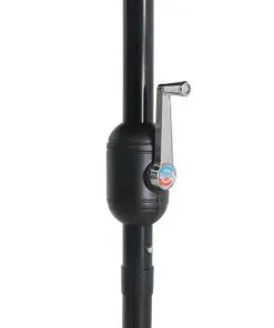 vidaXL Outdoor Parasol with Metal Pole 300×200 cm Azure