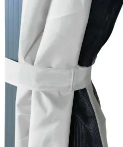 vidaXL Gazebo with Curtain 300×300 cm Cream Aluminium