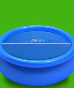 vidaXL Pool Cover Blue 356 cm PE