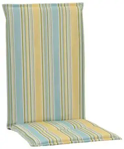 vidaXL Printed Garden Chair Cushions 4 pcs Multicolour 120x50x3 cm