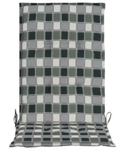 vidaXL Printed Garden Chair Cushions 4 pcs Multicolour 120x50x3 cm