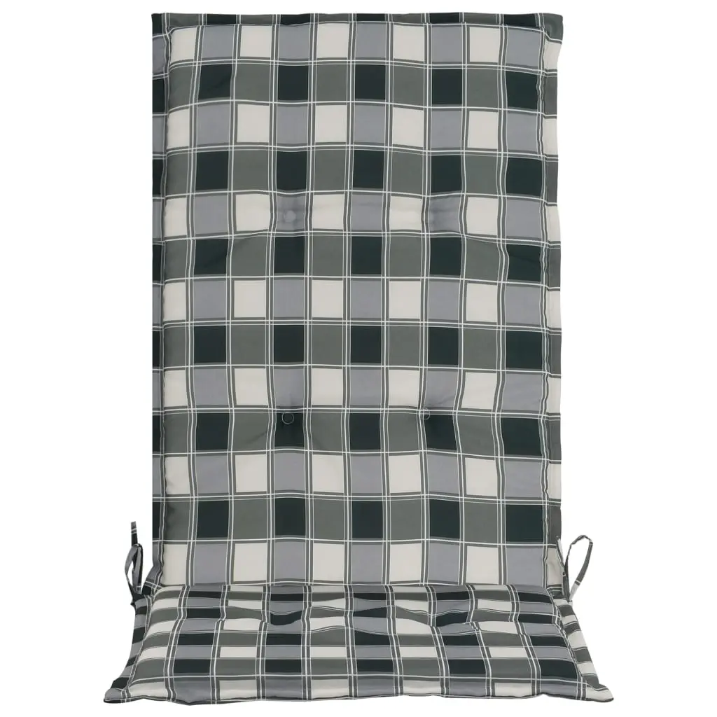 vidaXL Printed Garden Chair Cushions 4 pcs Multicolour 120x50x3 cm