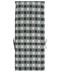 vidaXL Printed Garden Chair Cushions 4 pcs Multicolour 120x50x3 cm