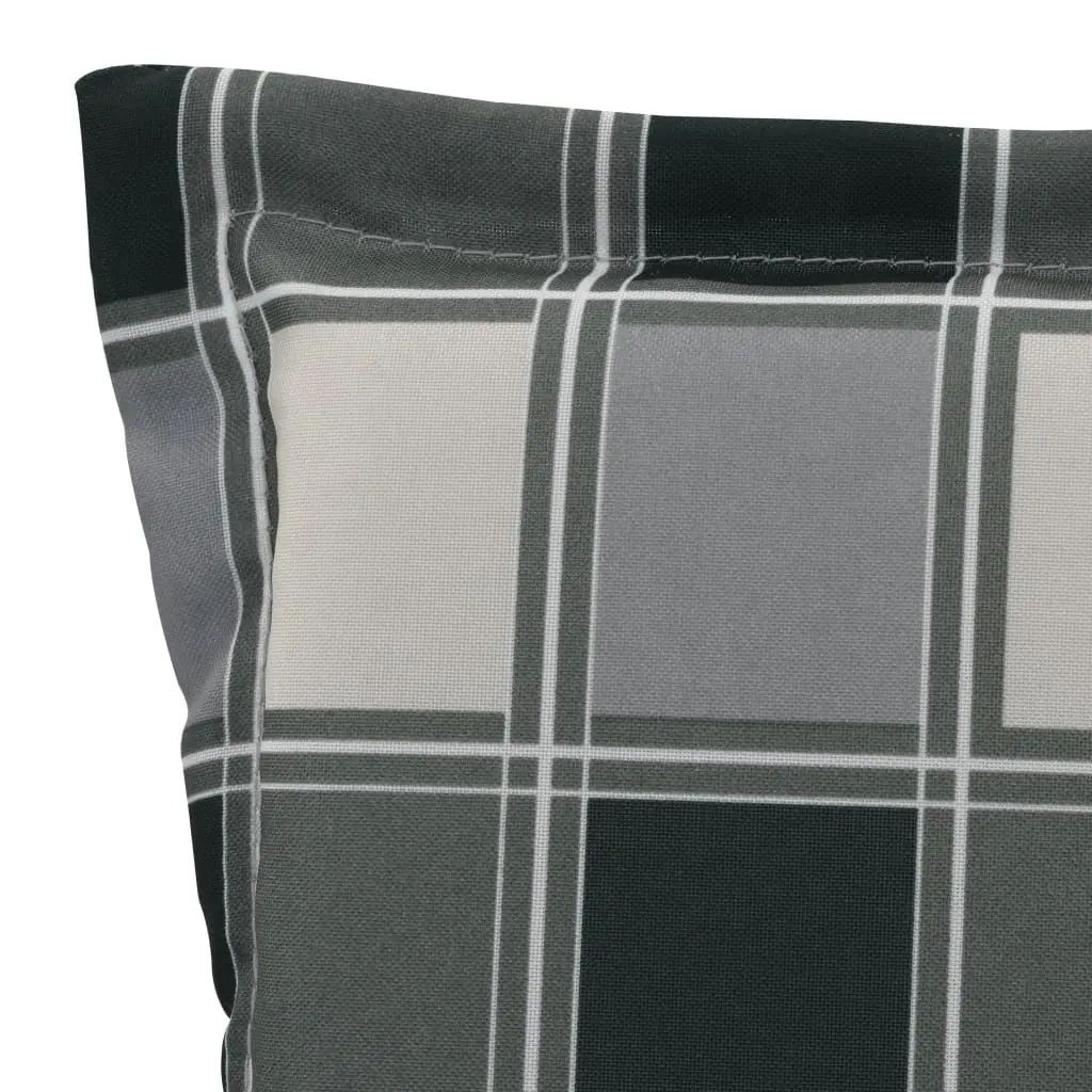 vidaXL Printed Garden Chair Cushions 4 pcs Multicolour 120x50x3 cm