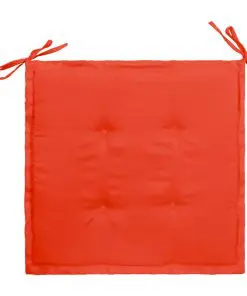 vidaXL Garden Chair Cushions 2 pcs Red 50x50x3 cm