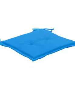 vidaXL Garden Chair Cushions 2 pcs Blue 50x50x3 cm