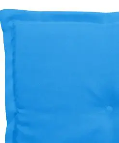 vidaXL Garden Chair Cushions 2 pcs Blue 50x50x3 cm