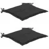vidaXL Garden Chair Cushions 2 pcs Anthracite 50x50x3 cm