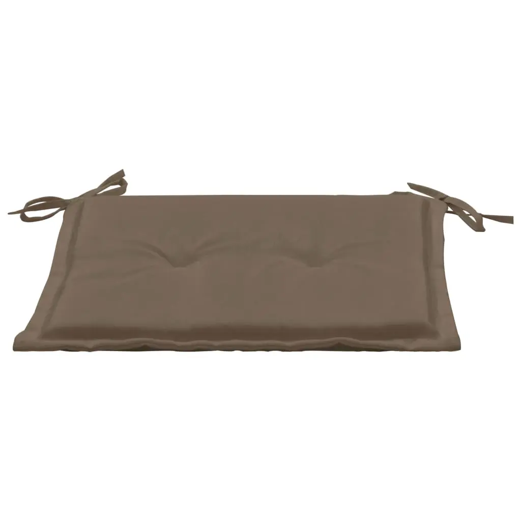 vidaXL Garden Chair Cushions 2 pcs Taupe 50x50x3 cm