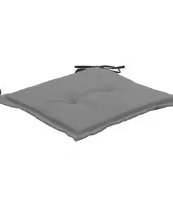 vidaXL Garden Chair Cushions 2 pcs Black and Grey 50x50x3 cm