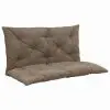 vidaXL Cushion for Swing Chair Taupe 100 cm Fabric vidaXL Cushion for Swing Chair Taupe 100 cm Fabric