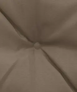 vidaXL Cushion for Swing Chair Taupe 100 cm Fabric