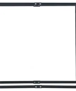 vidaXL Firewood Rack Black 100x25x100 cm Steel