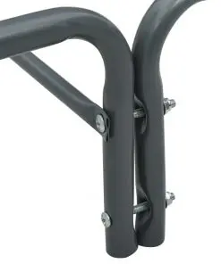 vidaXL Firewood Rack Anthracite 120x35x120 cm Steel