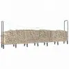 vidaXL Firewood Rack Anthracite 360x35x120 cm Steel