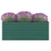vidaXL Raised Garden Bed 160x80x45 cm Galvanised Steel Green vidaXL Raised Garden Bed 160x80x45 cm Galvanised Steel Green
