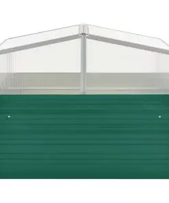 vidaXL Greenhouse Green 100x100x77 cm Galvanised Steel