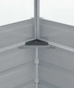 vidaXL Greenhouse Green 100x100x77 cm Galvanised Steel