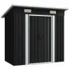 vidaXL Garden Shed Anthracite Steel vidaXL Garden Shed Anthracite Steel