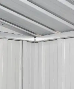 vidaXL Garden Storage Shed Brown 194x121x181 cm Steel