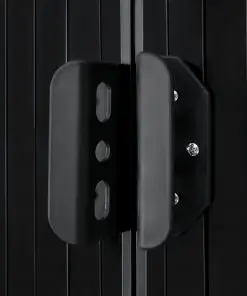 vidaXL Garden Storage Shed Anthracite Steel 204x132x186 cm