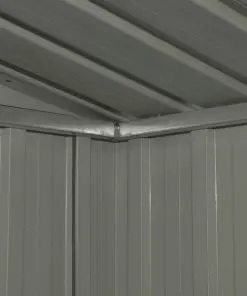 vidaXL Garden Storage Shed Anthracite Steel 257x205x178 cm